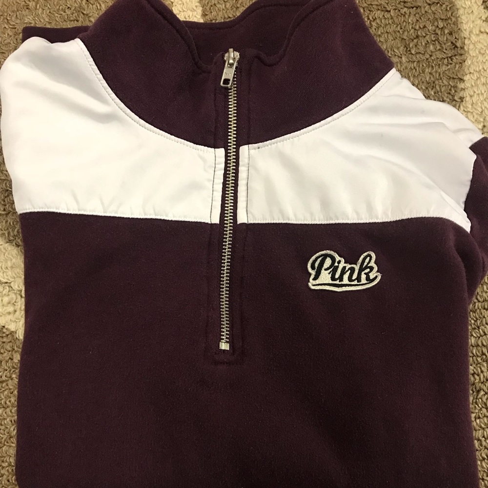 SALE! Like New VS PINK Burgundy Sweatshirt